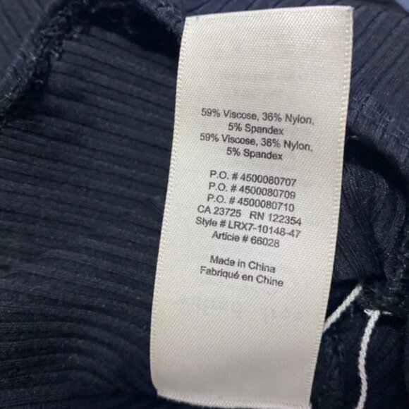 Wilfred Free Black Long Sleeve Ribbed Bodysuit Aritzia Size large - Picture 11 of 12